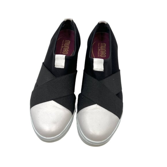 Munro Fabric White Tip Sneakers - Picture 2 of 7
